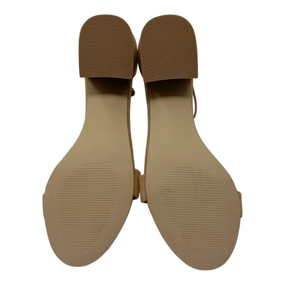 Steve Madden Irenee Tan Suede Block Heel Sandals Size 6.5 - Picture 8 of 8